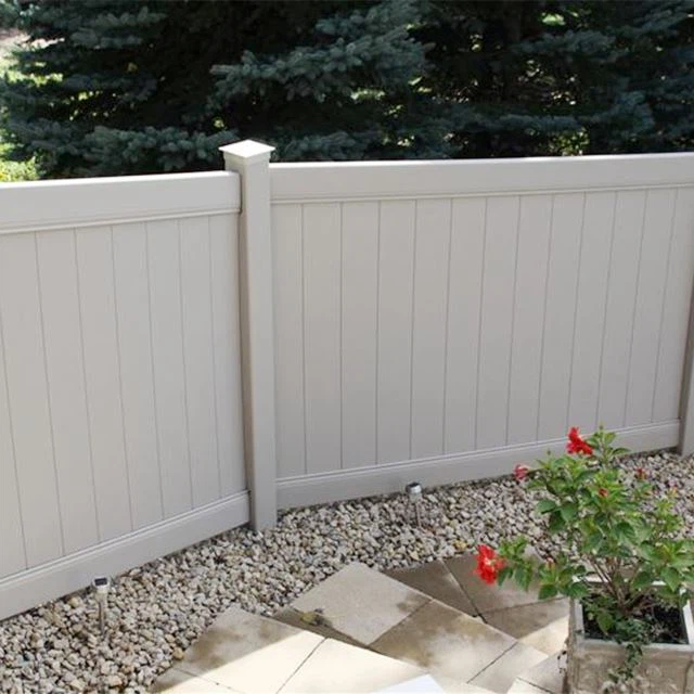 White Vinyl Fence 