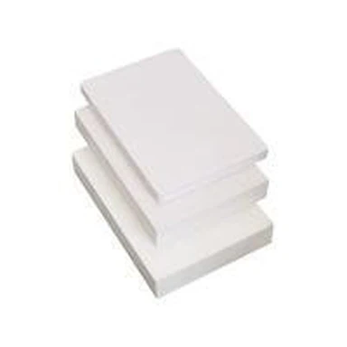 Biały rozszerzony arkusz pcv