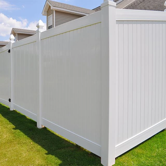 White Vinyl Fence Panels